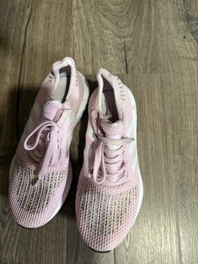 adidas Women's Light Pink Knit Running Shoes